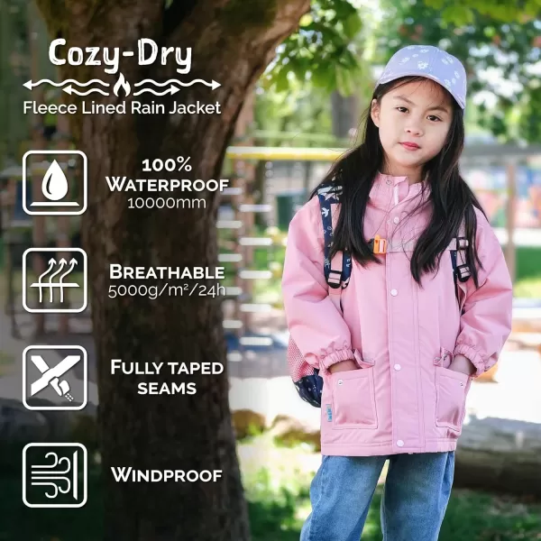 imageJAN ampamp JUL Waterproof Fleece Lined Rain Jacket Raincoat for KidsFleecelined Dreamscape