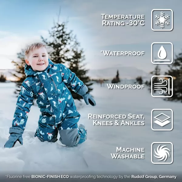 imageJAN ampamp JUL Waterproof Insulated Snow Suit for Toddlers and KidsToastydry Snow Suit Arctic