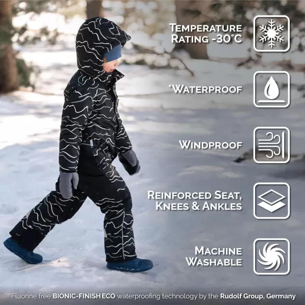 imageJAN ampamp JUL Waterproof Insulated Snow Suit for Toddlers and KidsToastydry Snow Suit Bear Mountain