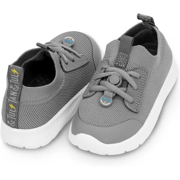 imageJAN ampamp JUL Waterproof Shoes for Kids Toddleers Breathable SneakersGrey