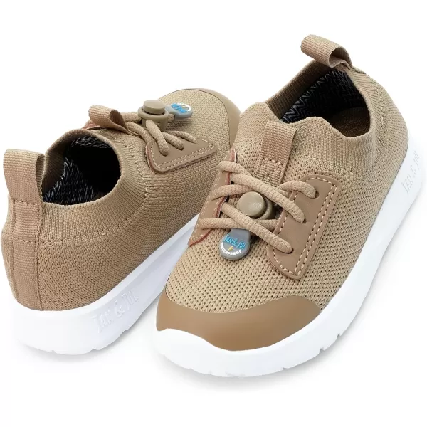 imageJAN ampamp JUL Waterproof Shoes for Kids Toddleers Breathable SneakersSoft Brown