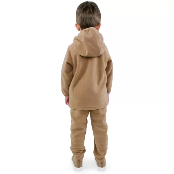 imageJAN ampamp JUL Winter Fleece Pants for Toddlers and KidsSoft Brown