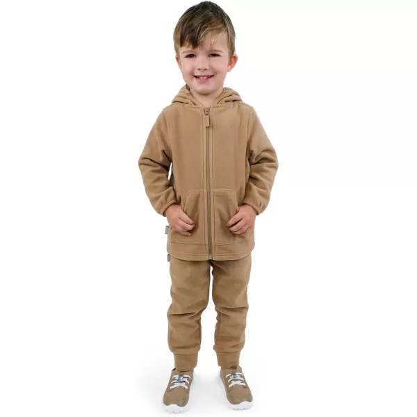 imageJAN ampamp JUL Winter Fleece Pants for Toddlers and KidsSoft Brown