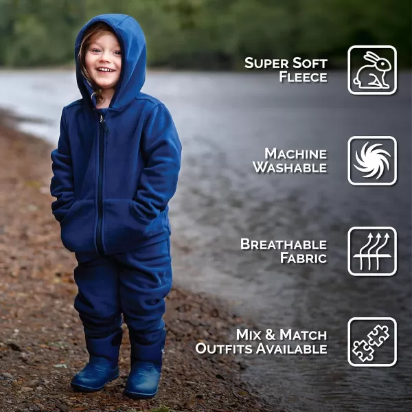 imageJAN ampamp JUL Winter Fleece Pants for Toddlers and KidsStormy Blue