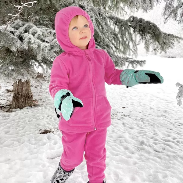 imageJAN ampamp JUL Winter Fleece Pants for Toddlers and KidsWatermelon Pink