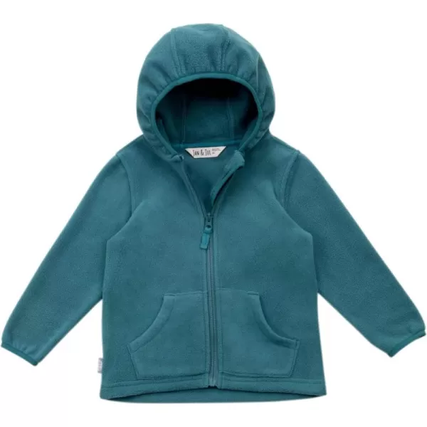 imageJAN ampamp JUL Fleece Jacket with StayOn Hood for Toddlers and KidsBlue Spruce