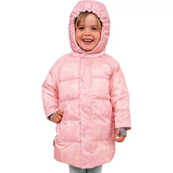 imageJAN ampamp JUL Insulated Winter Coat Sherpa Lined Cozy Jacket for KidsSnow Bunny