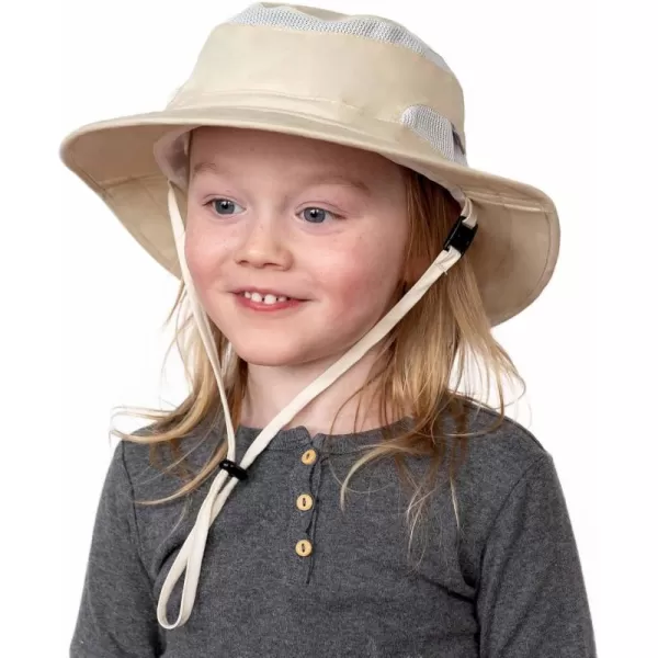 imageJAN ampamp JUL Junior Jasper Hat for Kids 50 UPF Cotton Size AdjustableBeige