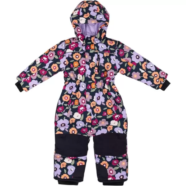 imageJAN ampamp JUL Waterproof Insulated Snow Suit for Toddlers and KidsToastydry Snow Suit Winter Flowers