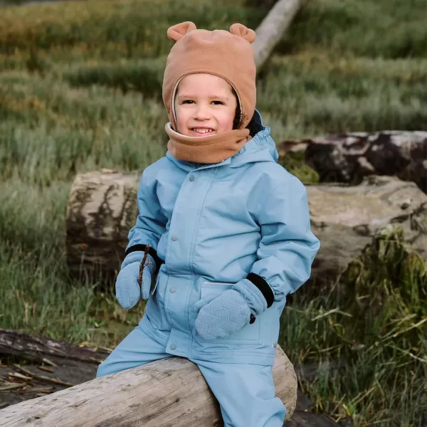 imageJAN ampamp JUL Baby and Toddlers Fleece Animal Winter HatBrown Bear