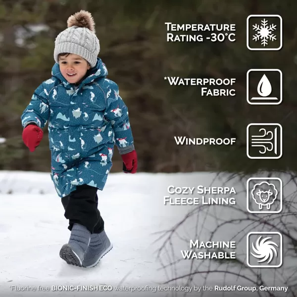 imageJAN ampamp JUL Waterproof Insulated Puffy Coat for Toddlers and KidsWaterproof Arctic