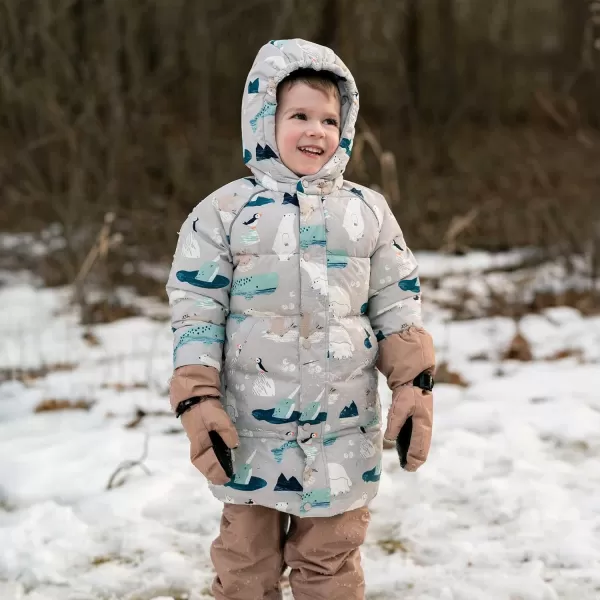 imageJAN ampamp JUL Waterproof Insulated Puffy Coat for Toddlers and KidsWaterproof Polar Pals