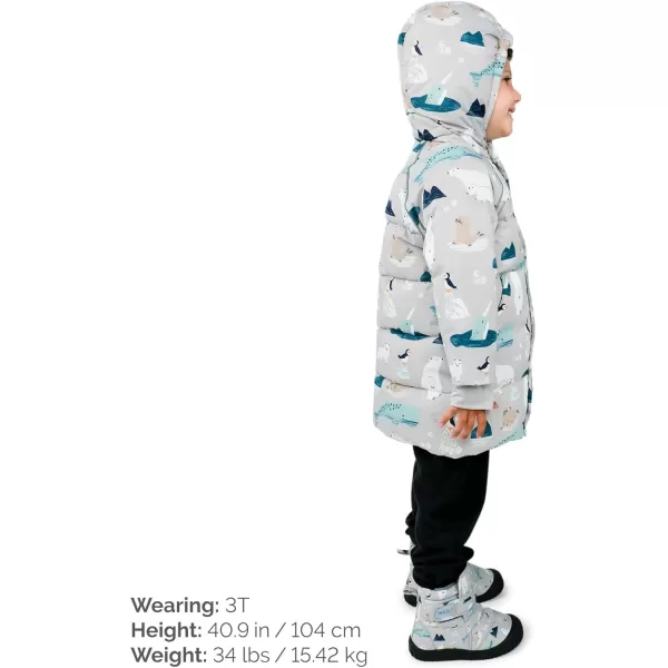 imageJAN ampamp JUL Waterproof Insulated Puffy Coat for Toddlers and KidsWaterproof Polar Pals