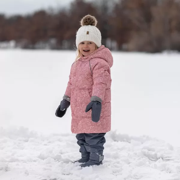 imageJAN ampamp JUL Waterproof Insulated Puffy Coat for Toddlers and KidsWaterproof Prairie Flowers