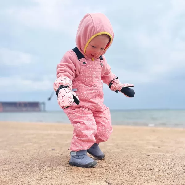imageJAN ampamp JUL Waterproof Rain Bib Pants Overalls for Toddlers and KidsSingle Layer Prairie Flowers
