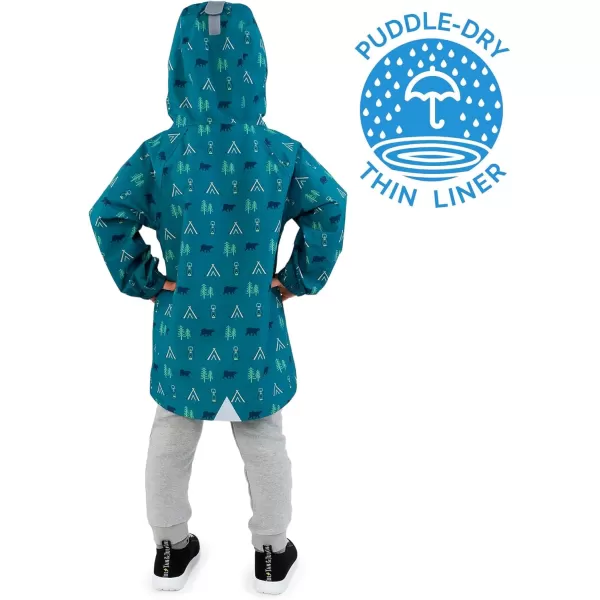 imageJAN ampamp JUL Waterproof Rain Jacket Raincoat for KidsThinlined Summer Camp