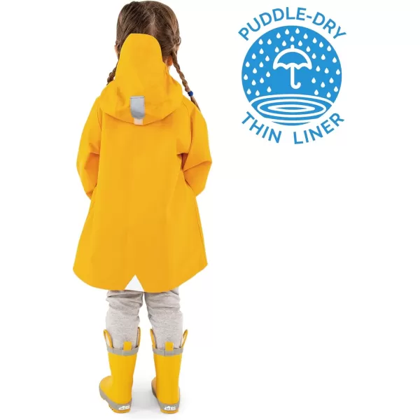 imageJAN ampamp JUL Waterproof Rain Jacket Raincoat for KidsThinlined Yellow