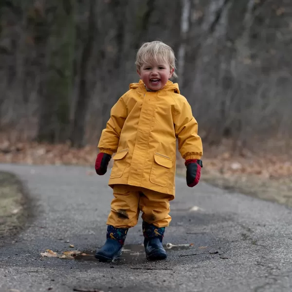 imageJAN ampamp JUL Waterproof Rain Jacket Raincoat for KidsThinlined Yellow