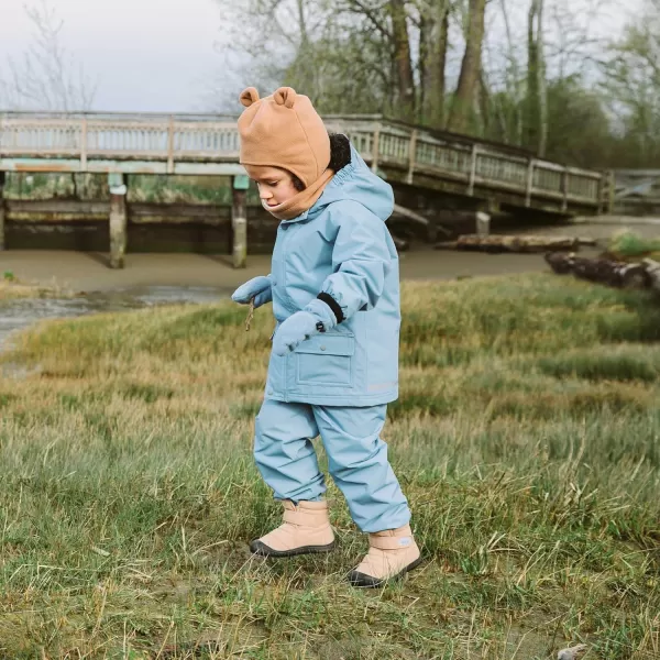 imageJAN ampamp JUL Waterproof Rain Pants for Toddlers and KidsPuddledry Dusty Blue