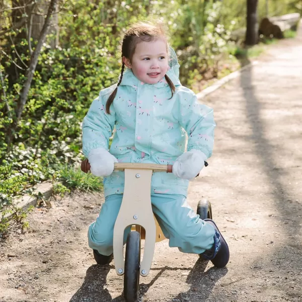 imageJAN ampamp JUL Waterproof Rain Pants for Toddlers and KidsPuddledry Dusty Mint