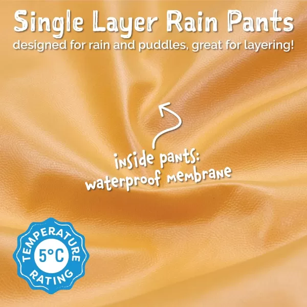 imageJAN ampamp JUL Waterproof Rain Pants for Toddlers and KidsPuddledry Dusty Mint