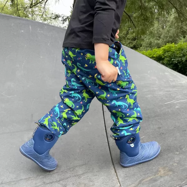 imageJAN ampamp JUL Waterproof Rain Pants for Toddlers and KidsSingle Layer Dinoland