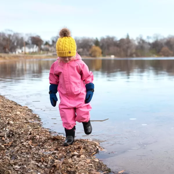 imageJAN ampamp JUL Waterproof Rain Suit Windproof Coveralls for Toddlers and KidsThinliner Prairie Flowers