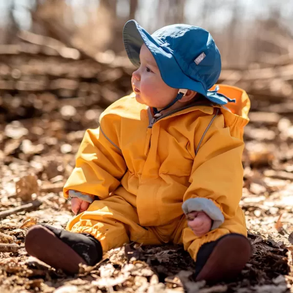 imageJAN ampamp JUL Waterproof Rain Suit Windproof Coveralls for Toddlers and KidsThinliner Yellow