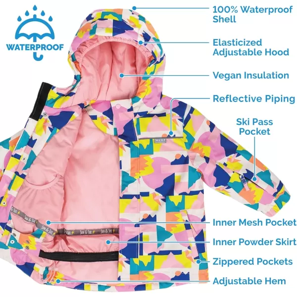 imageJAN ampamp JUL Waterproof Ski Jacket Insulated Snow Coat for ToddlersWinter Sun