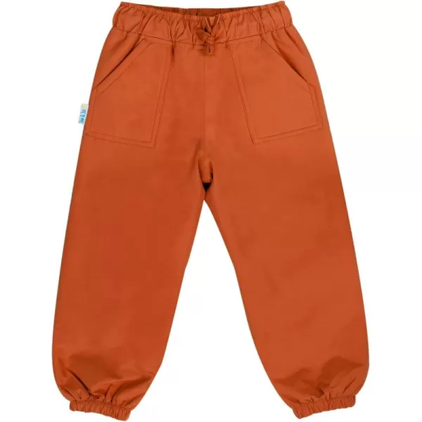 imageJAN ampamp JUL Waterproof Rain Pants for Toddlers and KidsPuddledry Terracotta