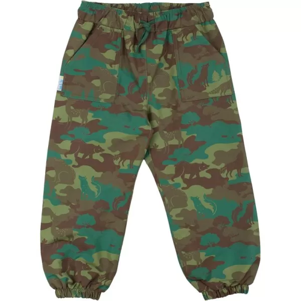 imageJAN ampamp JUL Waterproof Rain Pants for Toddlers and KidsSingle Layer Woodland Camo