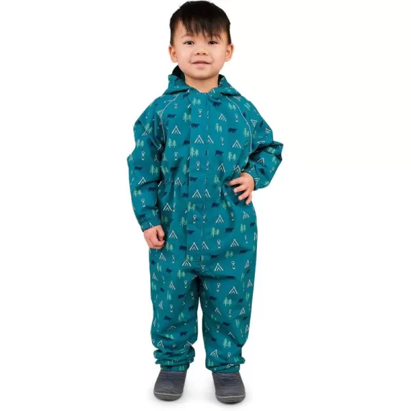 imageJAN ampamp JUL Waterproof Rain Suit Windproof Coveralls for Toddlers and KidsThinliner Summer Camp