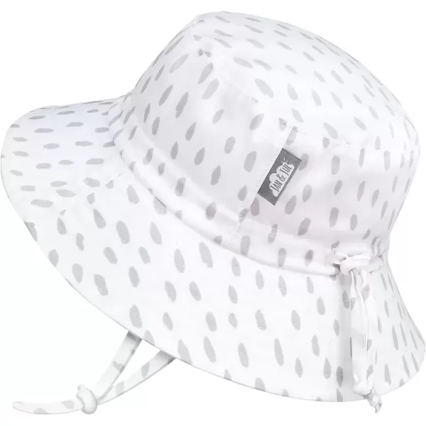 imageJAN ampamp JUL 50 UPF Toddler Bucket Hat Adjustable 100 Cotton M 624 Months Spring Showers