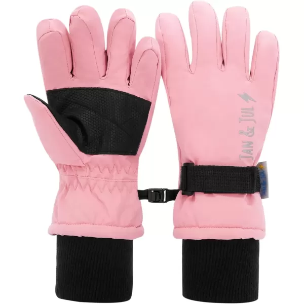 imageJAN ampamp JUL Waterproof Insulated Winter Gloves for KidsDusty Pink