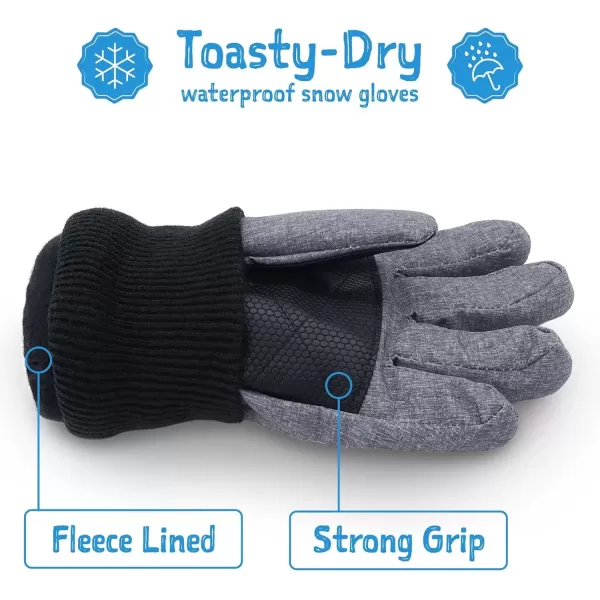 imageJAN ampamp JUL Waterproof Insulated Winter Gloves for KidsNebula Blue