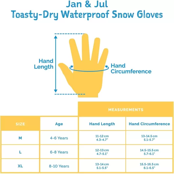 imageJAN ampamp JUL Waterproof Insulated Winter Gloves for KidsNebula Blue