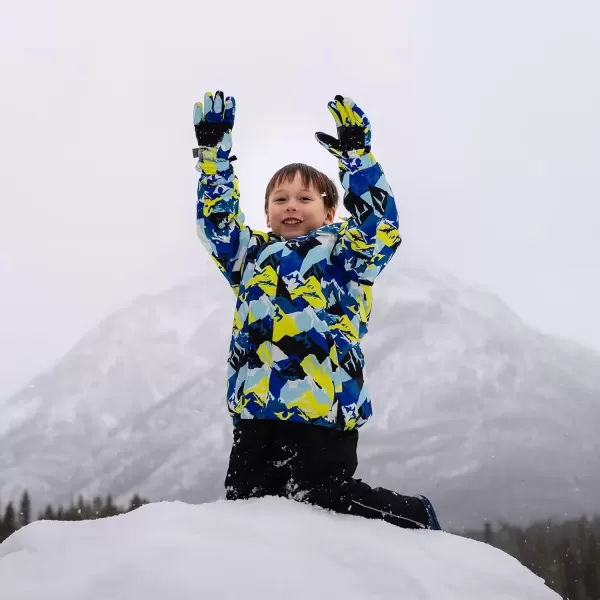 imageJAN ampamp JUL Waterproof Insulated Winter Gloves for KidsNeon Peaks
