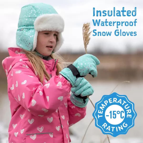 imageJAN ampamp JUL Waterproof Insulated Winter Gloves for KidsNeon Peaks
