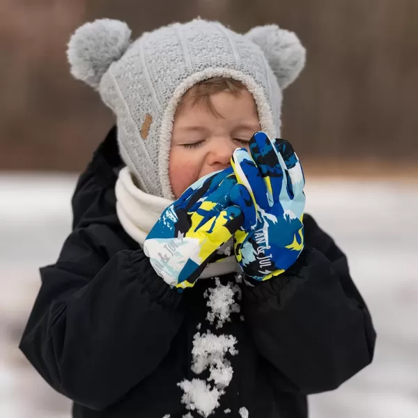 imageJAN ampamp JUL Waterproof Insulated Winter Gloves for KidsNeon Peaks