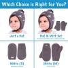 imageJAN ampamp JUL Knit Ear Flap Winter Beanie for Baby and ToddlerHat  Thumbless Mitten Set Bunny Sisters