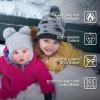 imageJAN ampamp JUL Knit Ear Flap Winter Beanie for Baby and ToddlerHat  Thumbless Mitten Set Bunny Sisters