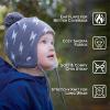 imageJAN ampamp JUL Knit Ear Flap Winter Beanie for Baby and ToddlerHat  Thumbless Mitten Set Bunny Sisters