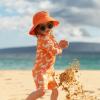 imageJAN ampamp JUL Girls Adjustable Water Resistant Bucket Sunhat 50 UPFBright Orange