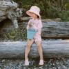 imageJAN ampamp JUL Girls Adjustable Water Resistant SunhatPink Prairie