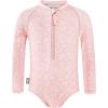 imageJAN ampamp JUL Long Sleeve 1pc Girls UV SwimSuit Rash Guard Baby Toddler KidsPink Prairie