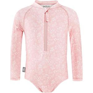 imageJAN ampamp JUL Long Sleeve 1pc Girls UV SwimSuit Rash Guard Baby Toddler KidsPink Prairie