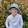 imageJAN ampamp JUL Quick Dry SunHat with Neck Flap for Swimming Boys Beach HatWave Rider