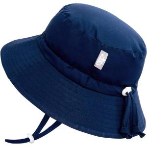imageJAN ampamp JUL Quick Dry SunHat with Neck Flap for Swimming Boys Beach HatNavy