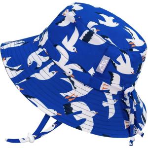 imageJAN ampamp JUL Quick Dry SunHat with Neck Flap for Swimming Boys Beach HatSeagull