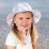 imageJAN ampamp JUL 50 UPF Cotton Sun Hat with Wide Brim for Toddler GirlsCotton Candy Tiedye